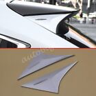 For Toyota Venza 2021-2023 Chrome Rear Door Spoiler Wing Cover Trims Accessories