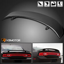 Fits 2011-2018 Dodge Charger Factory Style Rear Trunk Wing Spoiler Black Abs 1pc