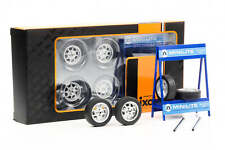 118 4 Rims Wheel Set Minilite Set 0 1516in Silver 1 1132in With Tyre Ixo