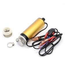 Submersible Diesel Fuel Transfer Water Oil Pump Dc12v Button Filter Car Portable