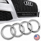 For Audi Oem Chrome Front Grille Rings Badge Logo Emblem Q3 Q5 Sq5 Q7 A6 A7 S7