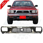 For 1995 1996 1997 Toyota Tacoma 4wd Front Grille Upper Chrome Black To1200197
