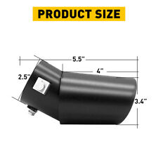 Car Exhaust Tip 1.4-2.51.55-2.75 Black Bluesilver Coated Muffler Pipe New