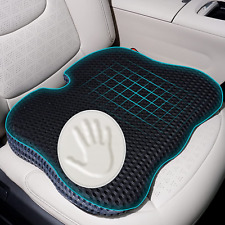 Car Seat Cushion Pad Memory Foam Heightening Wedge Pillow For Desk Chair Black