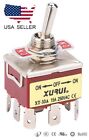 Heavy Duty 3pdt On-off-on Toggle Switch 20a 125v 15a 250v Spade Terminals 33a