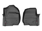 Weathertech Floorliner Mats For Chevrolet Silverado Gmc Sierra - 1st Row Black