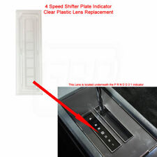 Cutlass Regal 200-4r Center Console Shifter Plate Backing Indicator Clear Lens