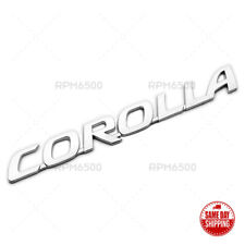 For Toyota Corolla Rear Trunk Lid Tailgate Letter Emblem Badge Sport - Chrome