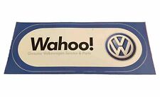 Genuine Vw Volkswagen Wahooracingsupporter Decal Rare