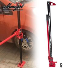 60 High Lift Ratcheting Off Road Utility Farm Jack 6000lbs3ton Capacity Red