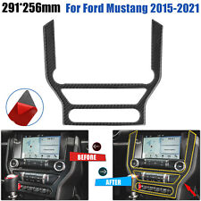 For Ford Mustang 2015-2021 Carbon Fiber Car Interior Decor Trim Sticker Cover