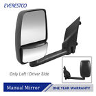 Driver Side Manual Tow Mirror For 03-17 Chevy Express Gmc Savana 1500-3500 Van