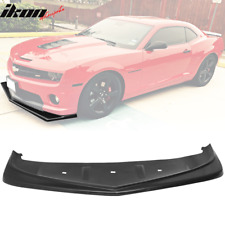 Fits 10-13 Chevy Camaro V8 Ss Z28 Style Front Bumper Lip Spoiler Unpainted Pu