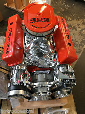 383 Stroker Roller Crate Engine Chevy Turnkey 440hp With Ac Belt Drive Kit Look