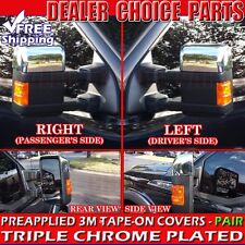 2008-2014 15 2016 Ford F250-f550 Super Duty Chrome Mirror Covers Towing Top Half