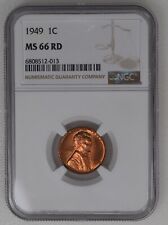 1949 Lincoln Wheat Cent Ms 66 Rd Ngc