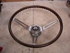 1964-1969 Corvette Wood Grain Factory Steering Wheel Hub Cap Gm Oem