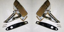 New 1967 - 1968 Mustang Standard Chrome Outside Mirror Right And Left Side Pair