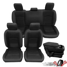 For 13-18 Dodge Ram 150025003500 Crew Cab Front Rear Wjump Seat Covers Set