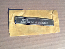 Nos 1971 72 73 Plymouth Cuda Dash Nameplate Barracuda 440-6 383 340  Rare