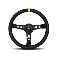 Momo Steering Wheel Mod 07 Black Suede 350mm Momo Authorized Us Dealer