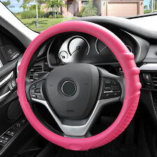 Silicone Steering Wheel Cover Top Quality Grip Marks Design Fits 14.5 - 15.5