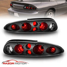 1993 - 2002 Fit Chevy Camaro Z28 Black Tail Lights Lamps Replacement Pair