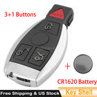 Car Remote Key Fob Case For Mercedes-benz C Cl Cla Cls Class Iyz3312 W Battery