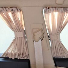 Vip Luxury Beige Car Van Suv Curtains Uv Sunshade Visor Sun Protection 50cmx47cm