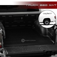 For 2004-2012 Coloradocanyon 6 Black Rubber Diamond Truck Bed Floor Mat Liner