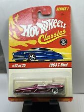 2005 Hot Wheels Classics Series 1 1963 T-bird Spectraflame Pink Wwws W7sp Moc
