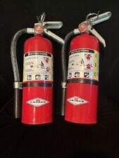 Set Of 2 Fire Extinguisher 5lb Abc Scratch Dirty Brands May Vary
