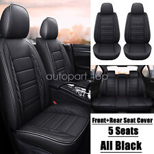Faux Leather Front Rear Seat Cover Protector Cushion For 16-2024 Honda Hr-v