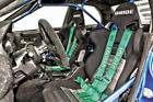 Takata Race 6 Point Snap-on 3 Racing Seat Belt Harness With Camlock Green Color