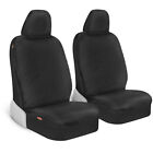 Carbella Faux Sheepskin Wool Fur Seat Covers For Car Front Seats Black