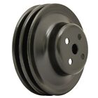 Water Pump Pulley 2 Groove Black Steel Ford 260 289 302 351w 1965-1969 V8