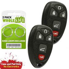 2 Replacement For 2007 2008 2009 2010 Chevrolet Tahoe Key Fob Remote Shell Case