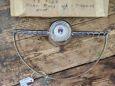 1955 Ford Steering Wheel Center Horn Ring With Emblemoriginal Wout P. Steering
