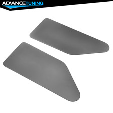 Universal Fitment V4a Style Gt Rear Trunk Spoiler Wing Side Plate Add On Pair