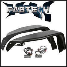 Fabtech Front Steel Tube Fenders For 2018-2021 Jeep Wrangler Gladiator 4wd