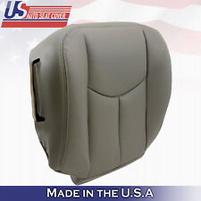 2003 2004 2005 2006 Chevy Tahoe Suburban Driver Bottom Leather Seat Cover Gray