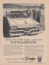 Only 4 12 Feet High And All Dynamite Dodge D-500 Ad 1957 Mt