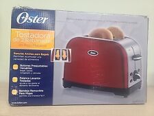 Sunbeam Oster 2 Slice Toaster Red Metallic Preset Buttons Pre-owned