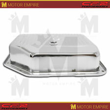 Fits Chevy Gm Turbo Th-350 Steel Transmission Pan Deep Sump Chrome