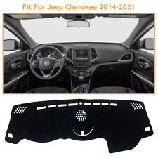 For Jeep Cherokee 2014-2021 Black Dash Board Cover Shading Mats Protective Pads