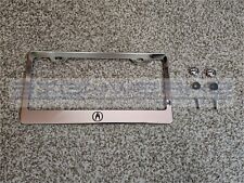 Acura Logo Stainless Steel License Plate Frame