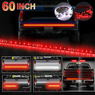 60 Truck Tailgate Led Light Bar Sequential Signal Brake Reverse Stop Tail Strip