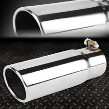 3 Inlet 10.25 Length Stainless Steel 3.5 Od Rolled End Exhaust Muffler Tip