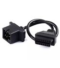 Jeep 6-pin Obd1 To Obd2 Adapter Cable For Diagnostic Code Readers Scan Tools