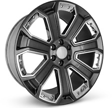 24 Gmc Replica Wheels Dark Gray Rims Fit Tahoe Ltz Silverado Yukon Escalade G06